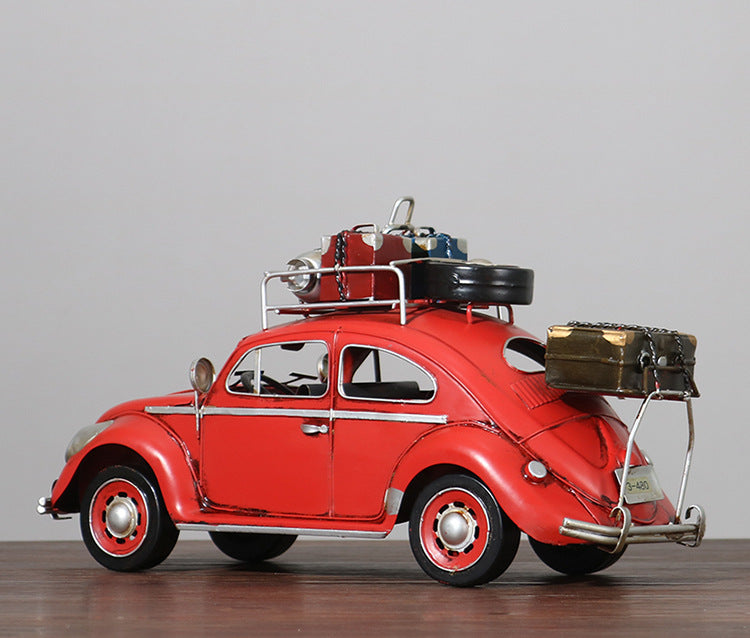 Retro Iron Car Model Decoration - Classic Vehicle Home & Garden Prop