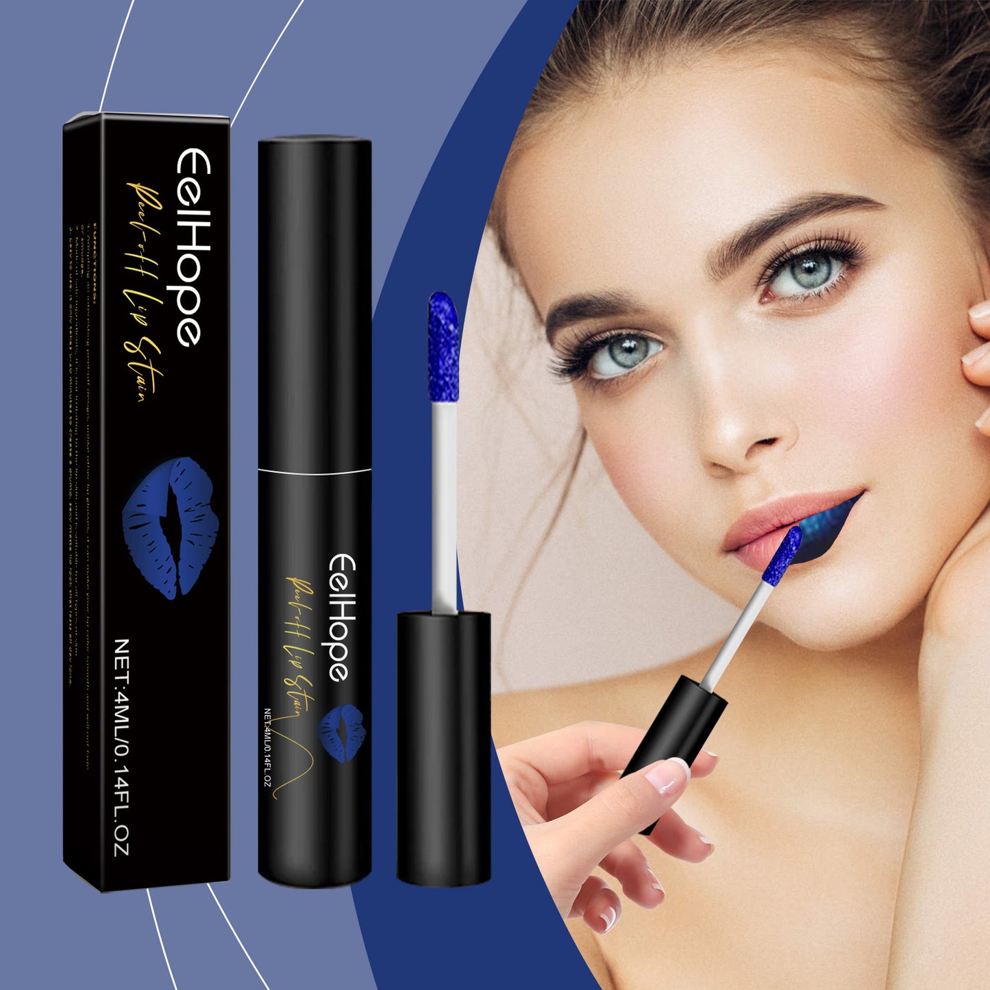 Matte Peel-Off Lip Glaze - Moisturizing Long-Lasting Lip Stain