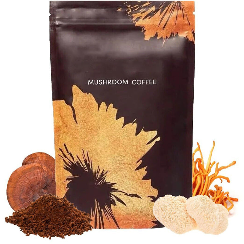 Lingzhi Mushroom Coffee Powder - Healthy Instant Coffee for Men & Women