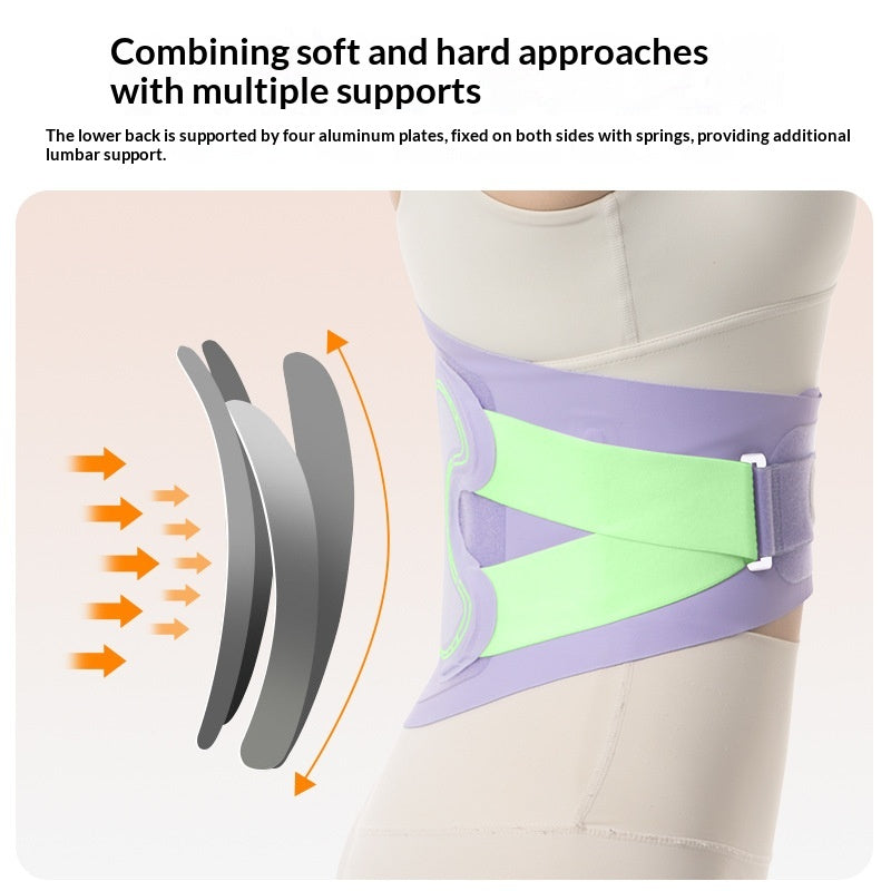 Lumbar Support Waist Belt for Prolonged Sitting and Back Pain Relief