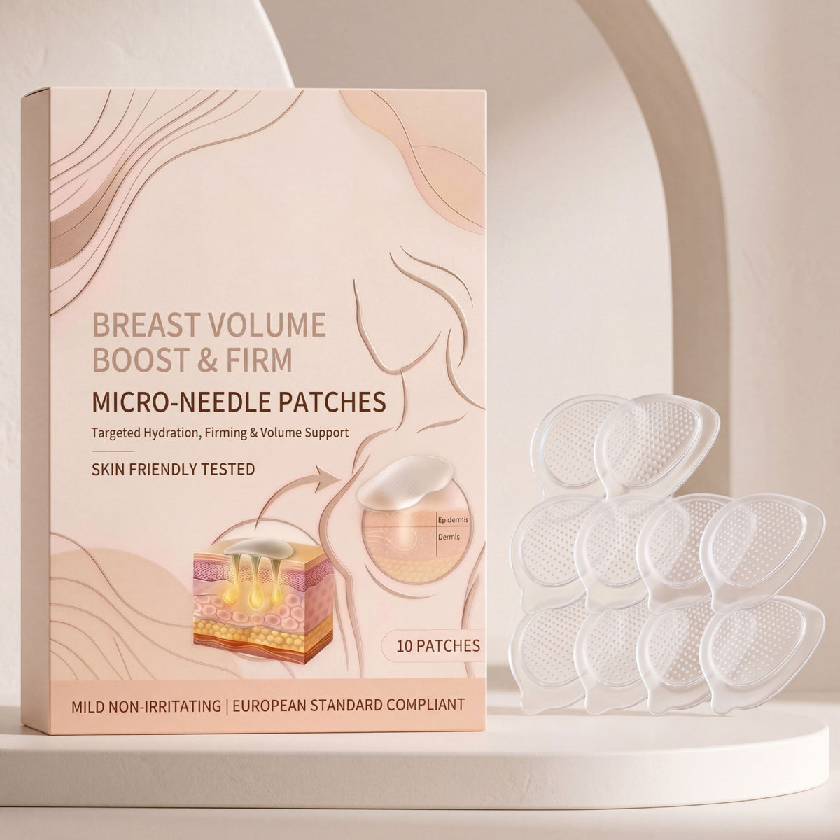 Chest Nursing Adhesive Patches - 10 Pack