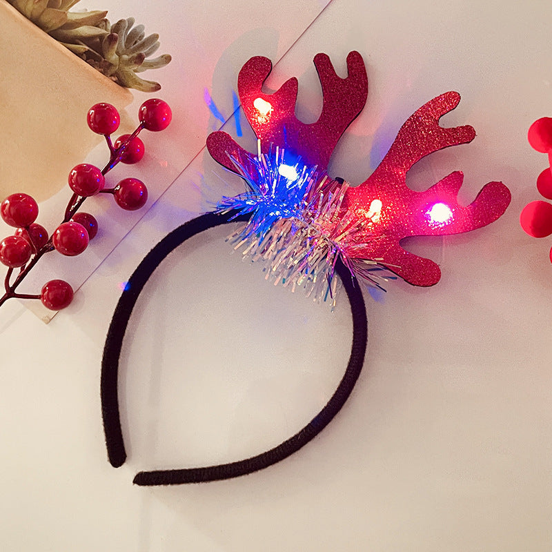 Christmas Light Headband for Women – Snowflake & Holiday Styles