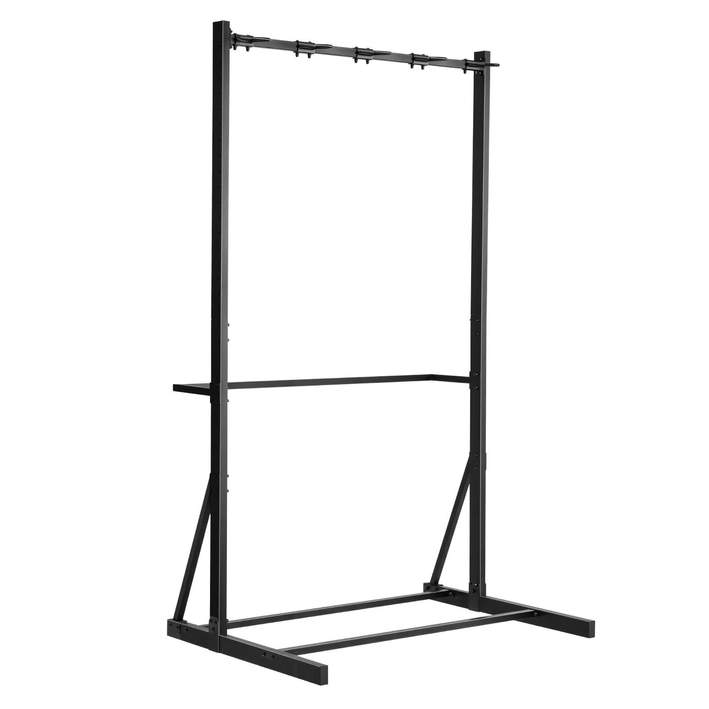 Freestanding Bicycle Rack for Up to 5 Bikes - Storage Organizer Stand, Black