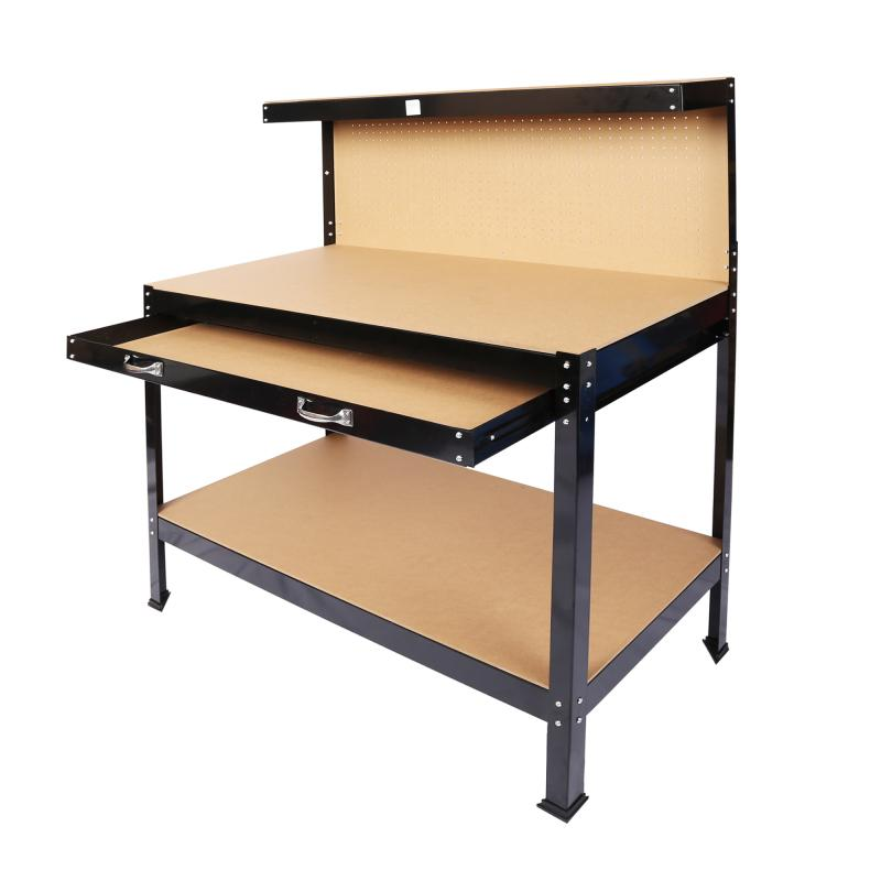 Garden Workbench with Drawers - Heavy Duty Steel Workshop Storage
