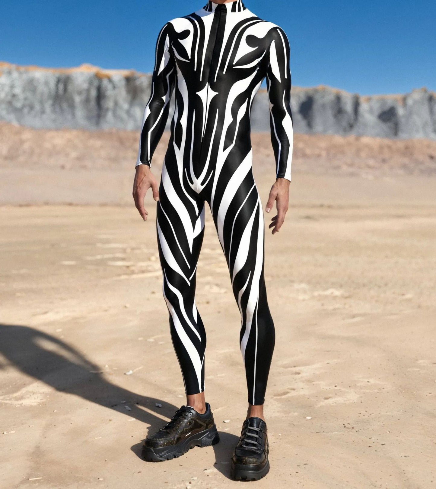 Halloween Cosplay Tights 3D Digital Printing One-Piece Costume