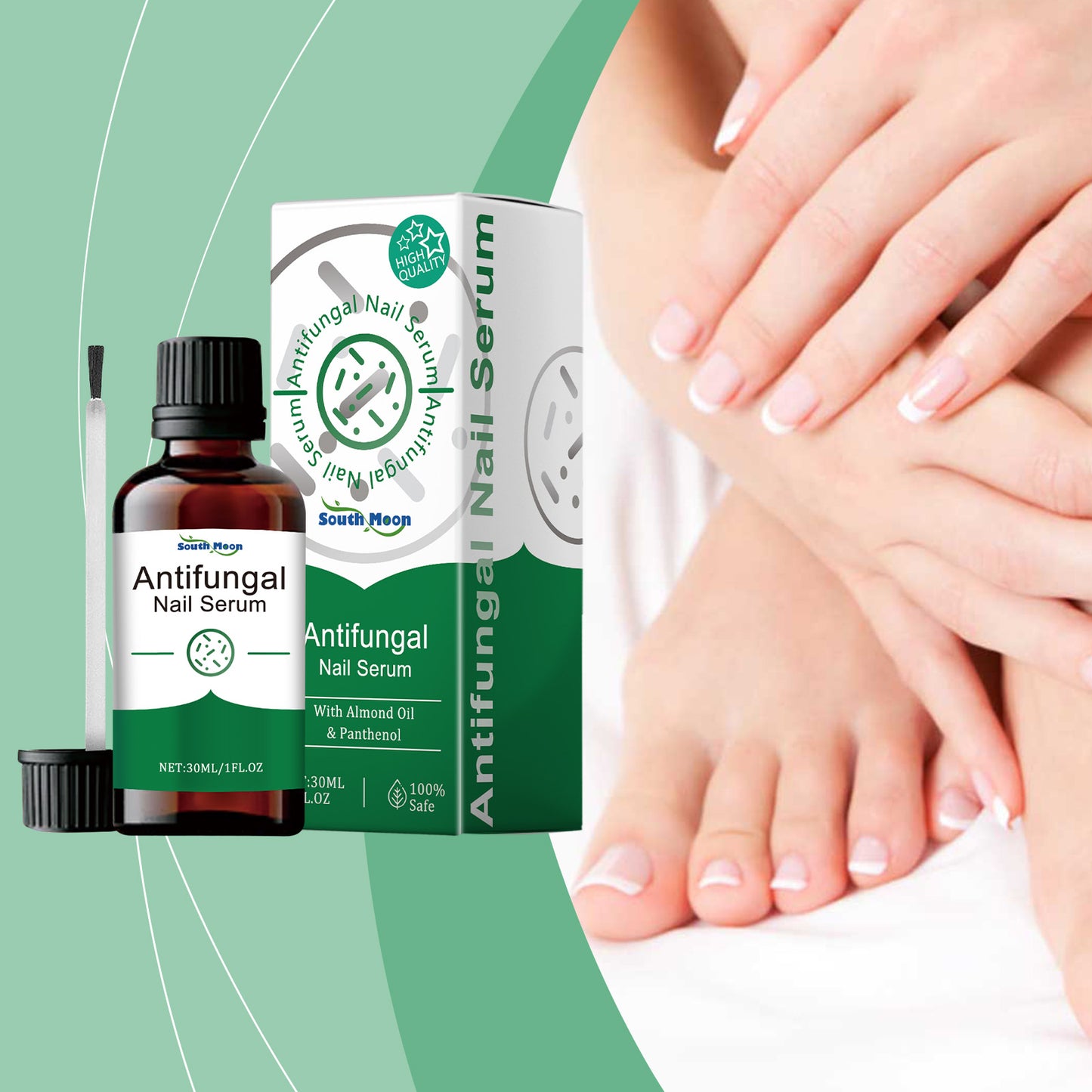 Nail Care Serum with Vitamin B5 & Sweet Almond Oil - 30ml