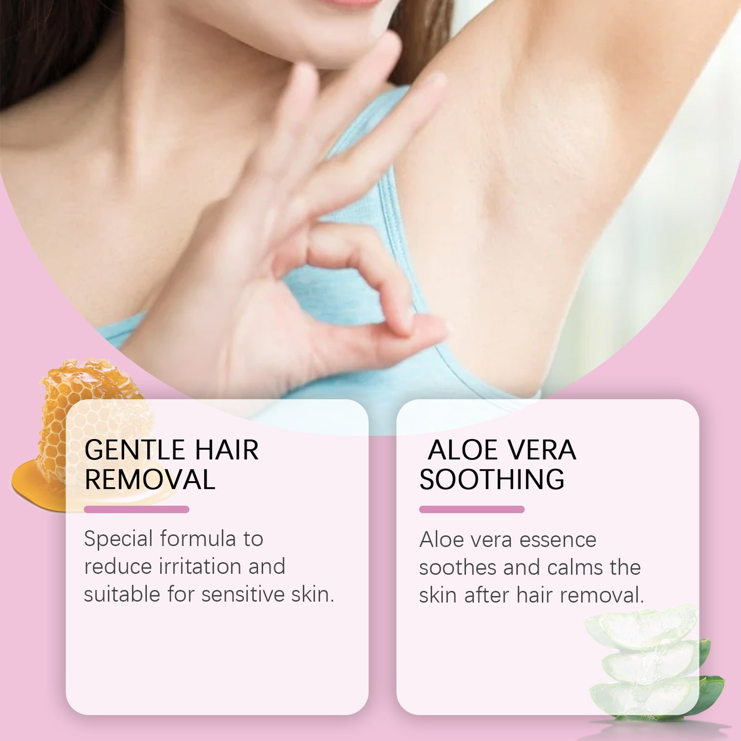 Gentle Mousse Hair Removal Spray for Body, Arms, and Legs - 120ml