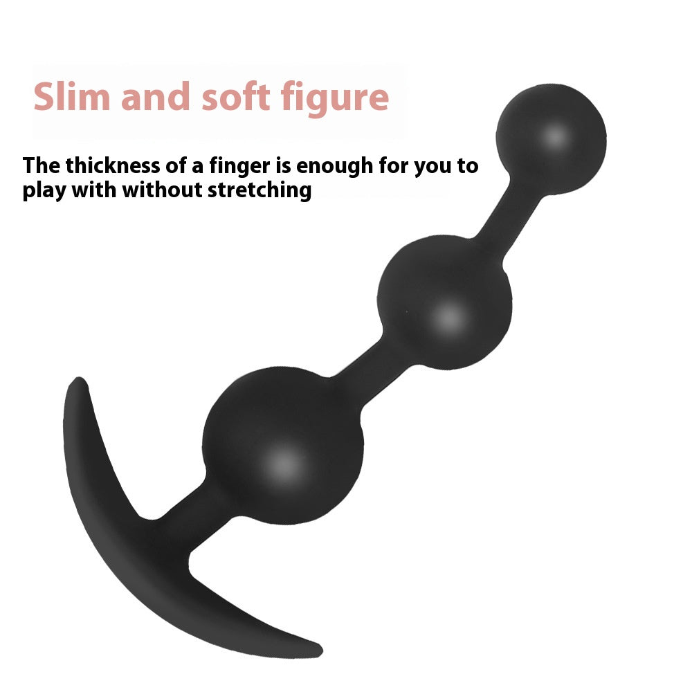 Silicone Bead Butt Plug Water Drop - Adult Wellness Sex Toy