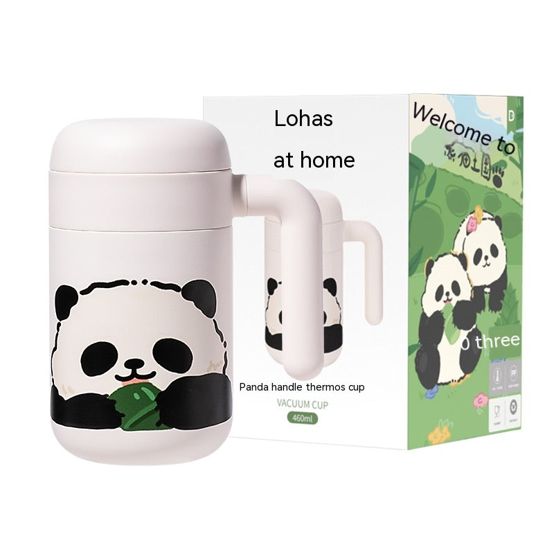 Insulated Panda Mug Stainless Steel Travel Water Cup Gift for Kids & Adults