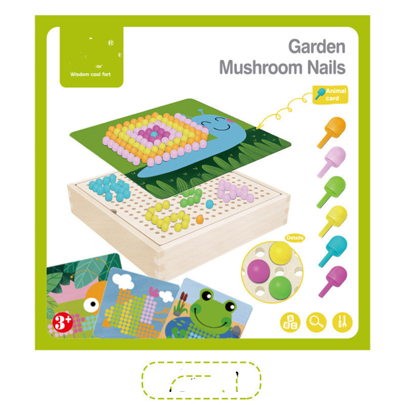 Wooden Creative Puzzle and Board Game Set for Kids