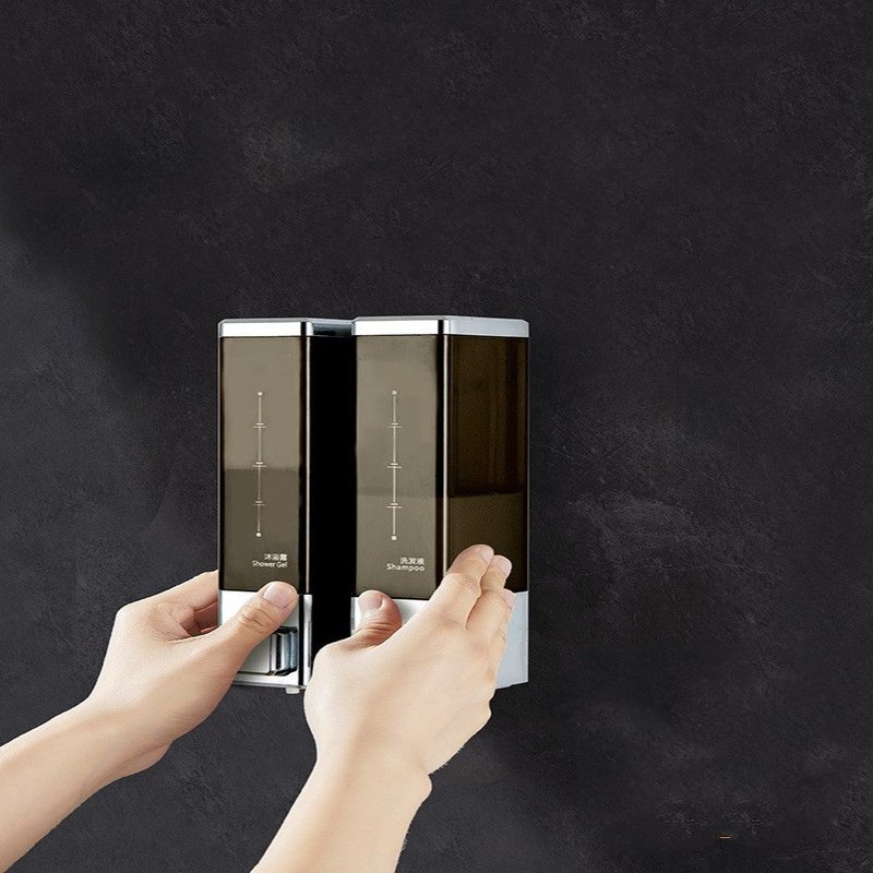 Wall-Mounted Hand Sanitizer Pump Dispenser for Bathroom or Kitchen