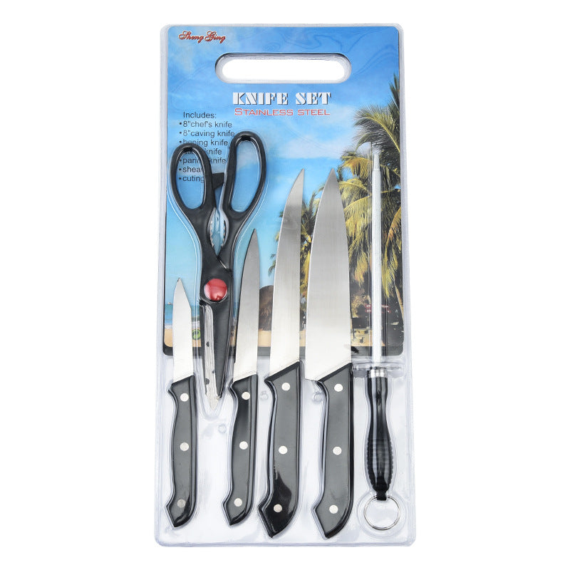 Stainless Steel Kitchen Gadgets Suit - Cutting Board and Utensil Set