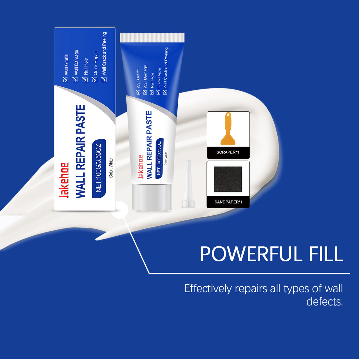 Wall Repair Kit - Wall Patching, Spackle & Putty for Home Wall Fixing