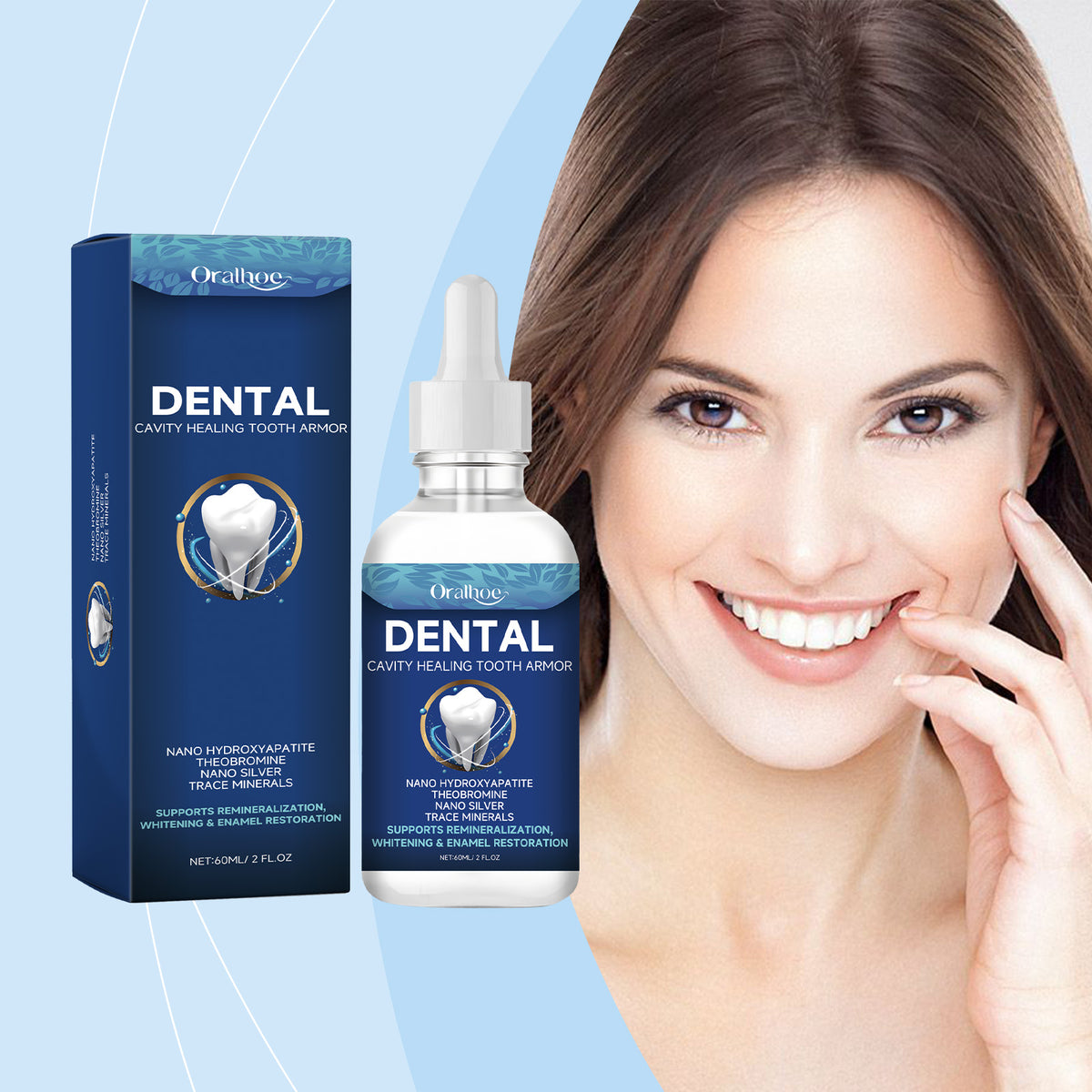 Tooth Care Solution - 60ml Oral Hygiene Liquid for Dental Care