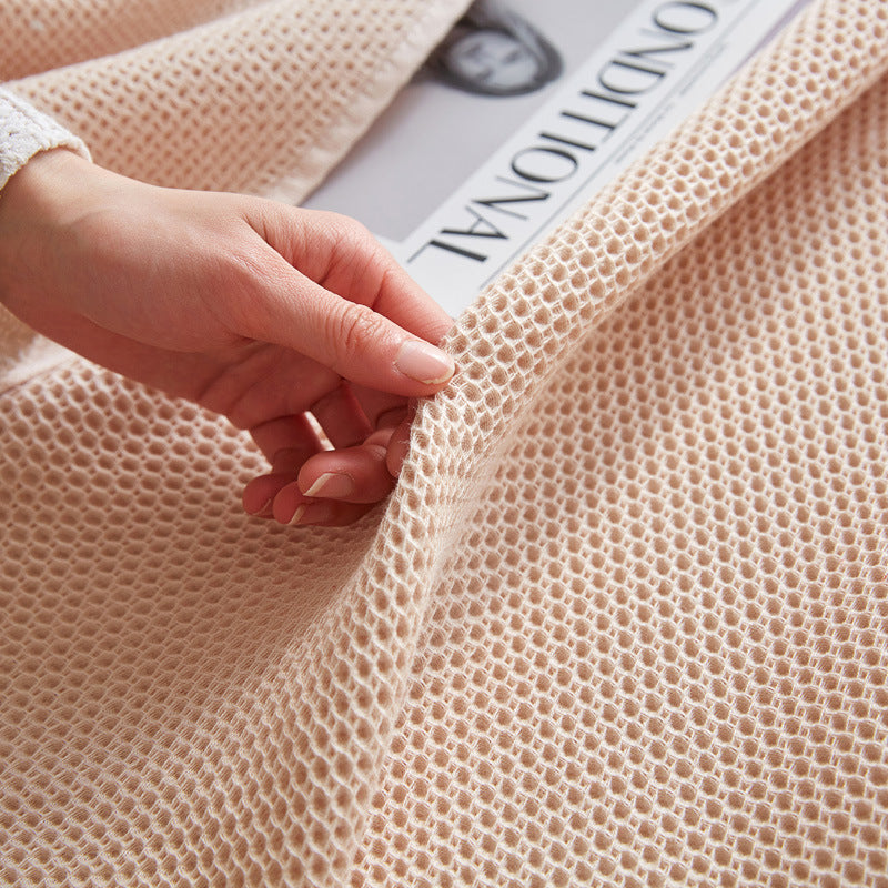 Cotton Honeycomb Towel Quilt - Single & Double Size Home Textiles