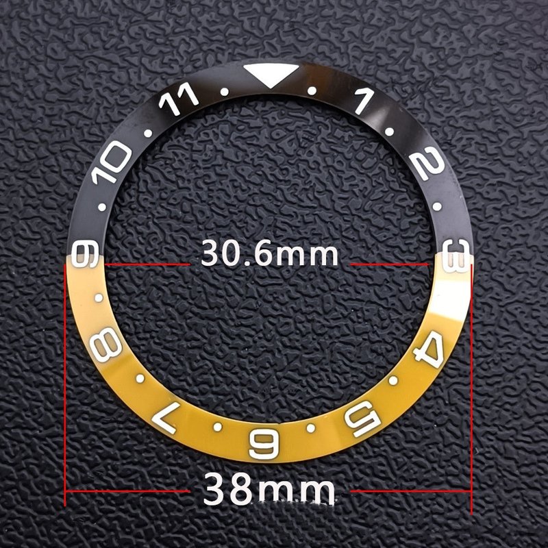 Ceramic GMT Watch Bezel Replacement Part for Watch Customization