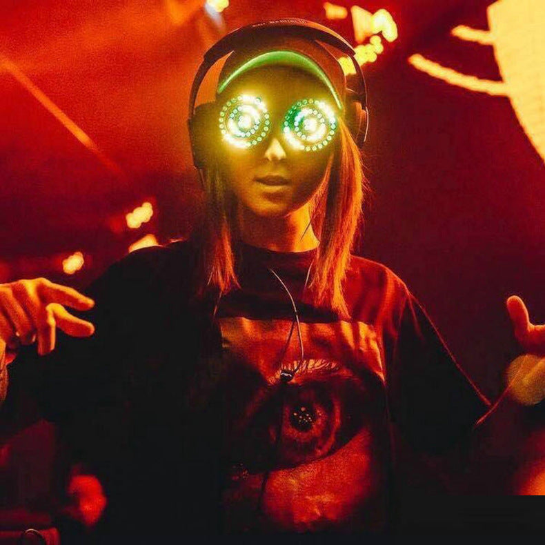 LED Luminous Glasses for Electronic Music Festivals Party Discos