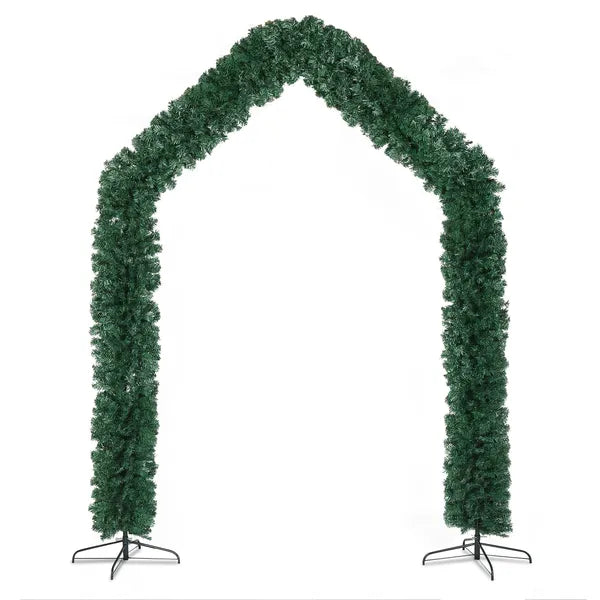 PVC Christmas Arch Decoration - 240x40x260cm, 1650 Branches