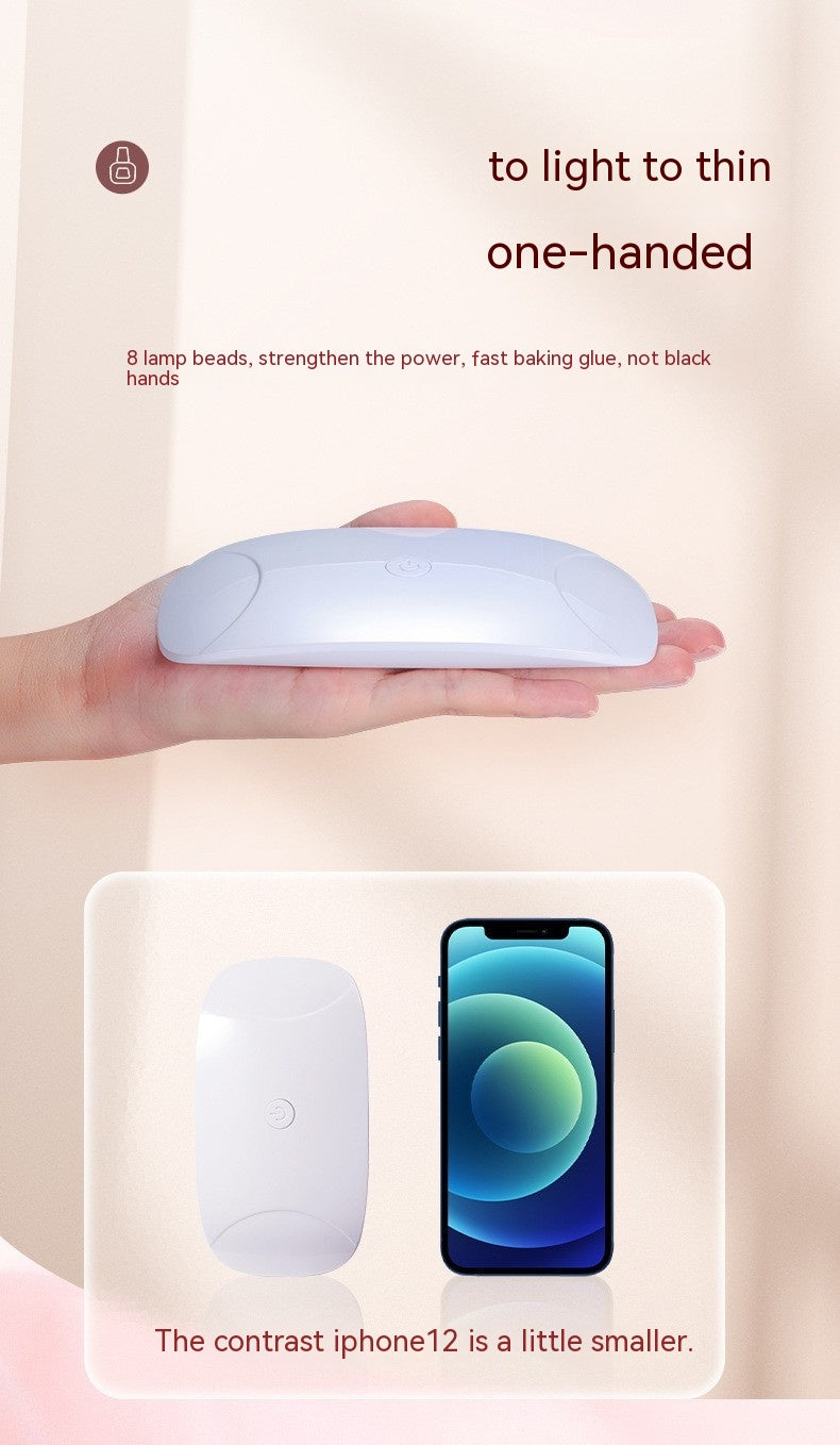 UV Nail Lamp - White Portable Handheld Drying