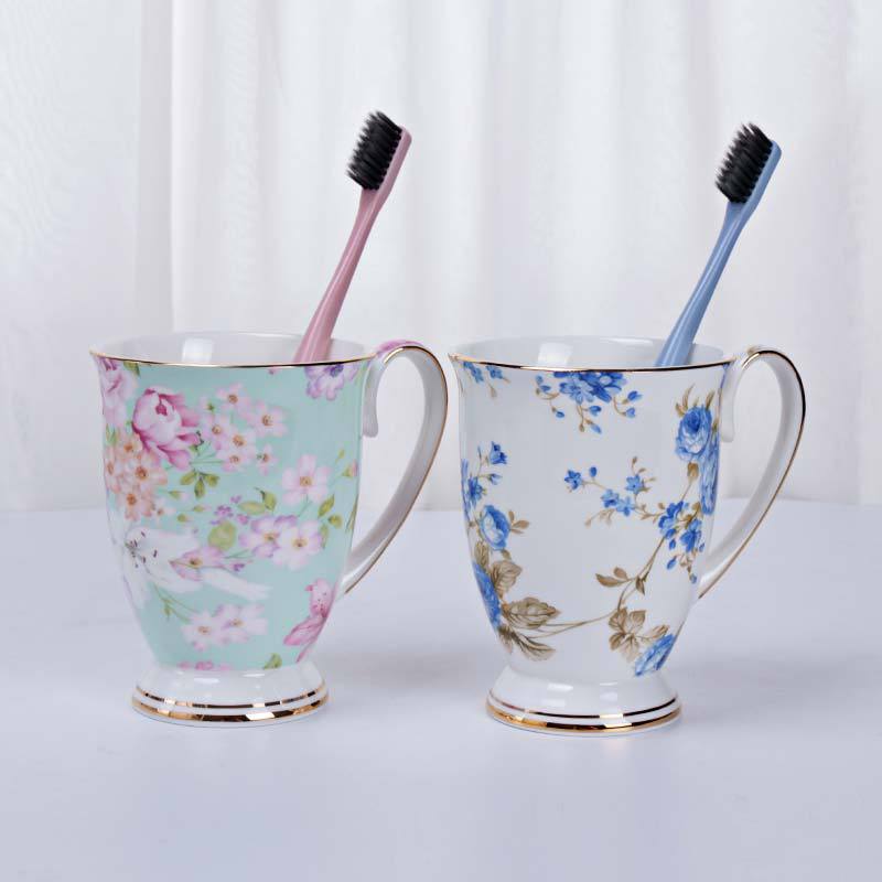Ceramic Mouthwash Cup - Household Drinkware for Kitchen & Bathroom