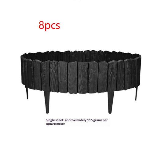 Flexible Modular Garden Fence - Interlocking Plastic Fence Panels for Yard & Garden