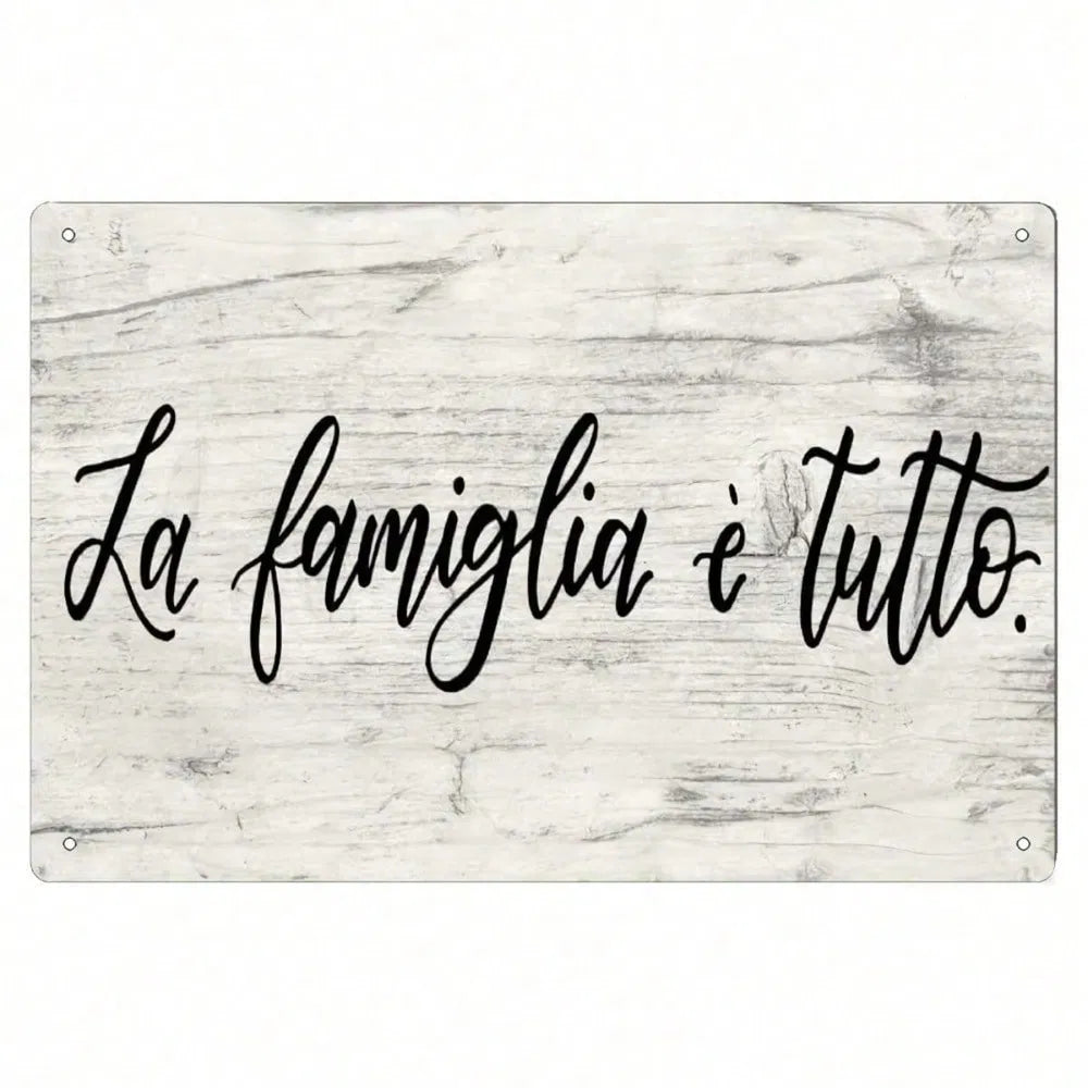 Metal Tin Sign Wall Decoration - 20 cm x 20 cm