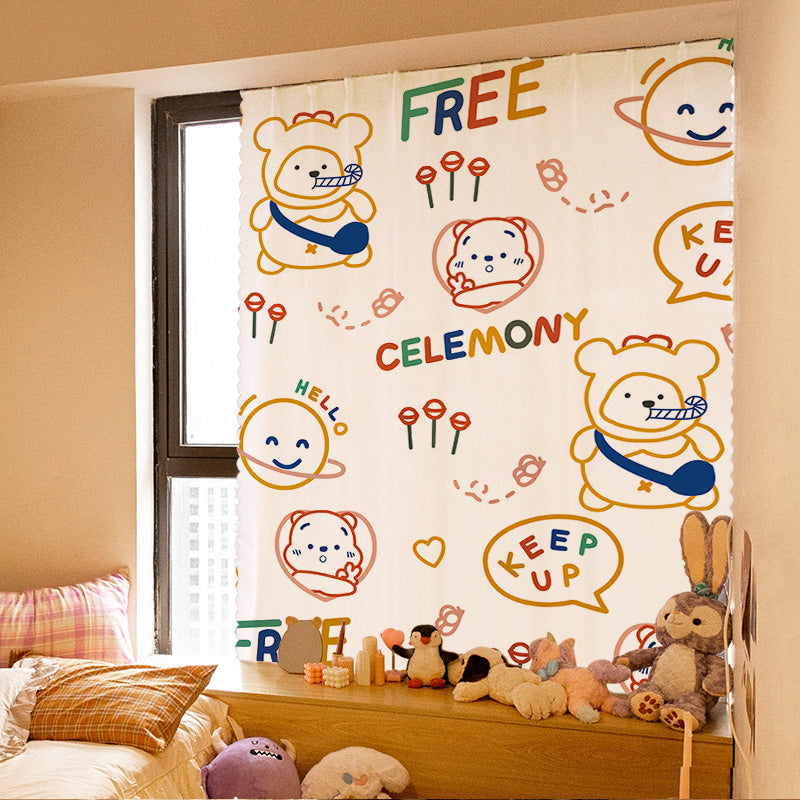 Self-Adhesive Sunshade Curtain for Bedroom, All Sizes & Colors