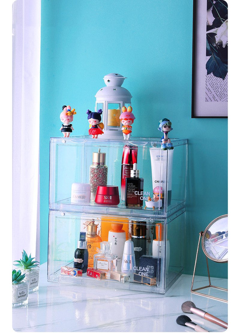 Transparent Shoe Storage Box - Dust-Proof Plastic Closet Organizer
