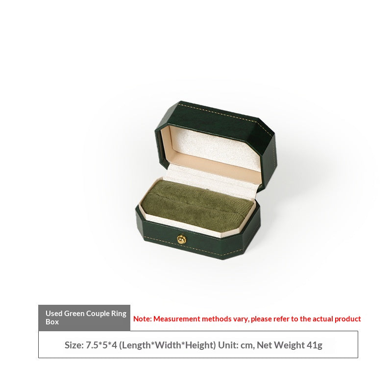 European-Style Vintage Jewelry Box for High-End Rings & Accessories