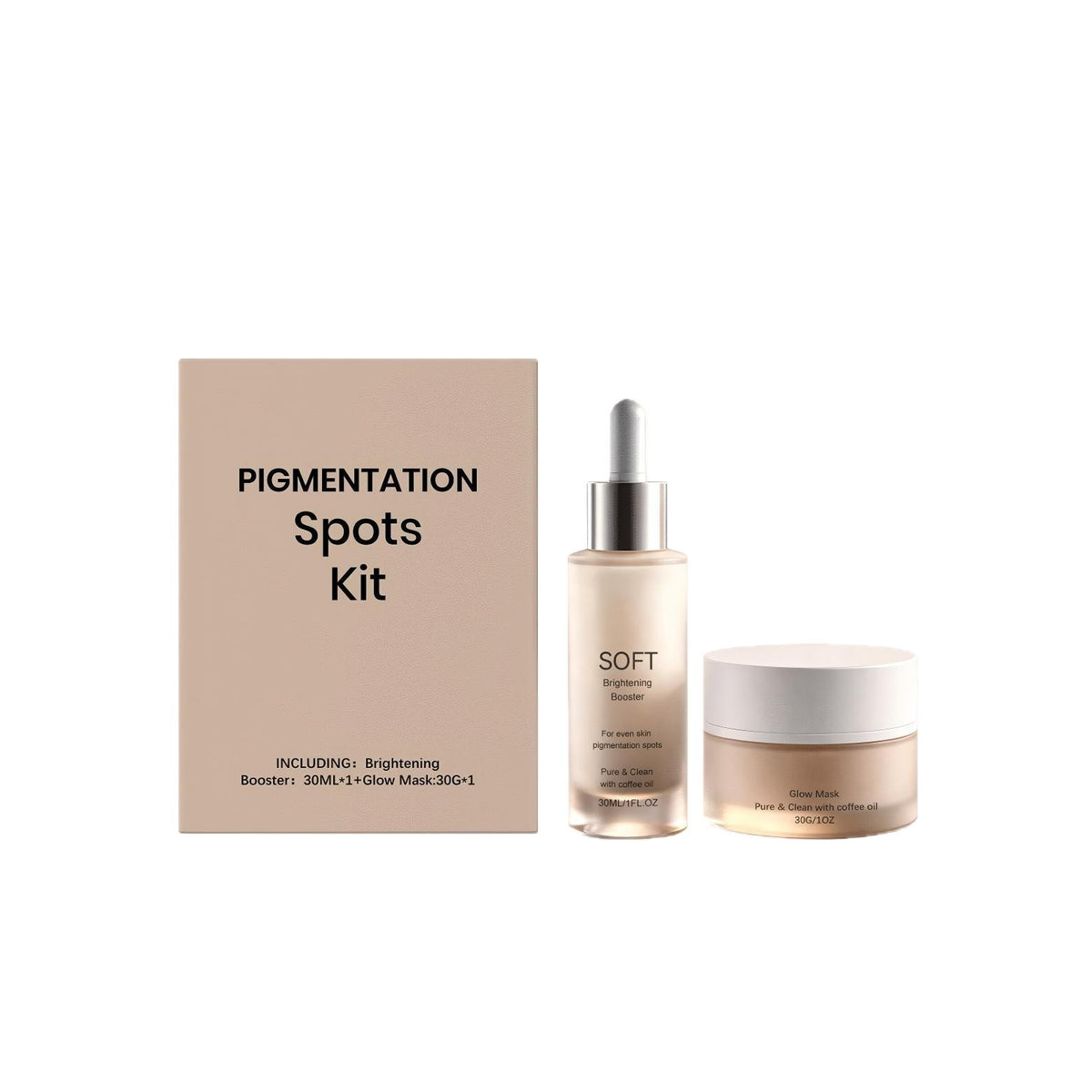 Facial Skincare Set with Serum and Mask for Radiant, Nourished Skin