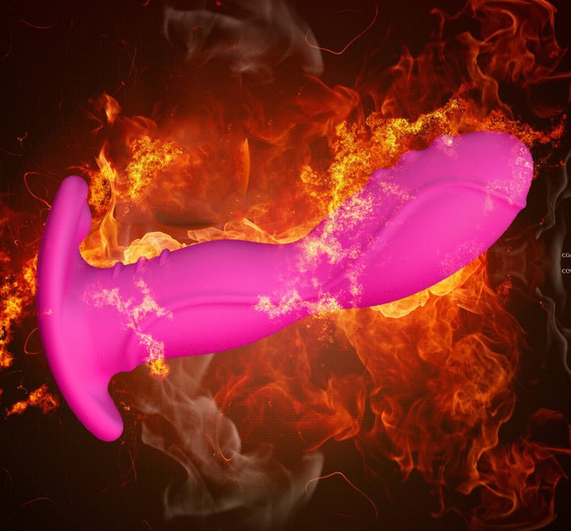 Wireless Remote Control Vibration & Heated Female Wear - Waterproof Silicone