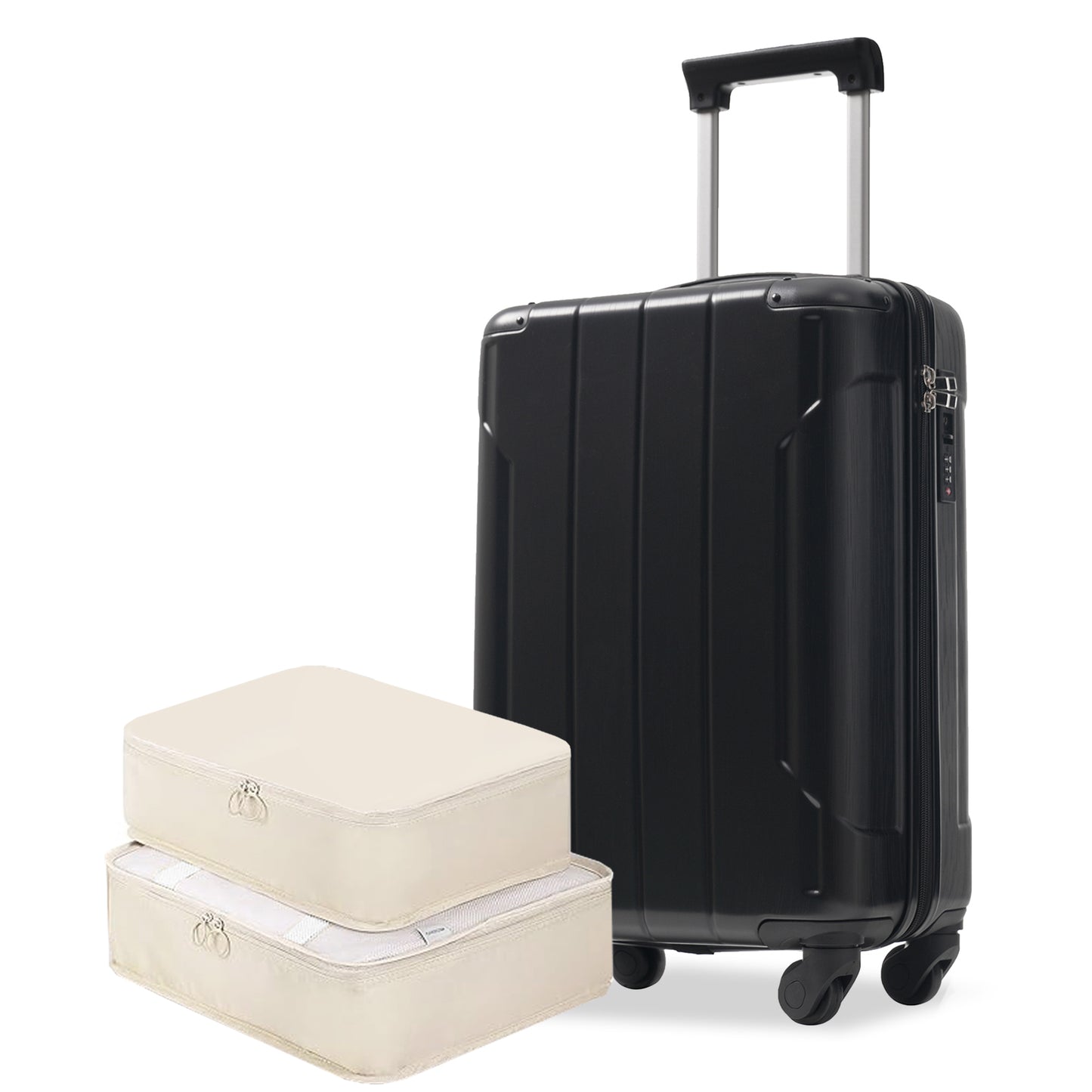 20-Inch Lightweight Hardshell Carry-On Luggage with Spinner Wheels