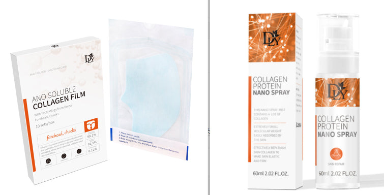 Nano Collagen Instant Facial Mask Set - Hydrating Skin Care for All Skin Types
