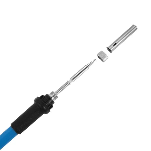 Adjustable 110V Soldering Iron Kit with 5 Tips - Electric PCB Welding Tool