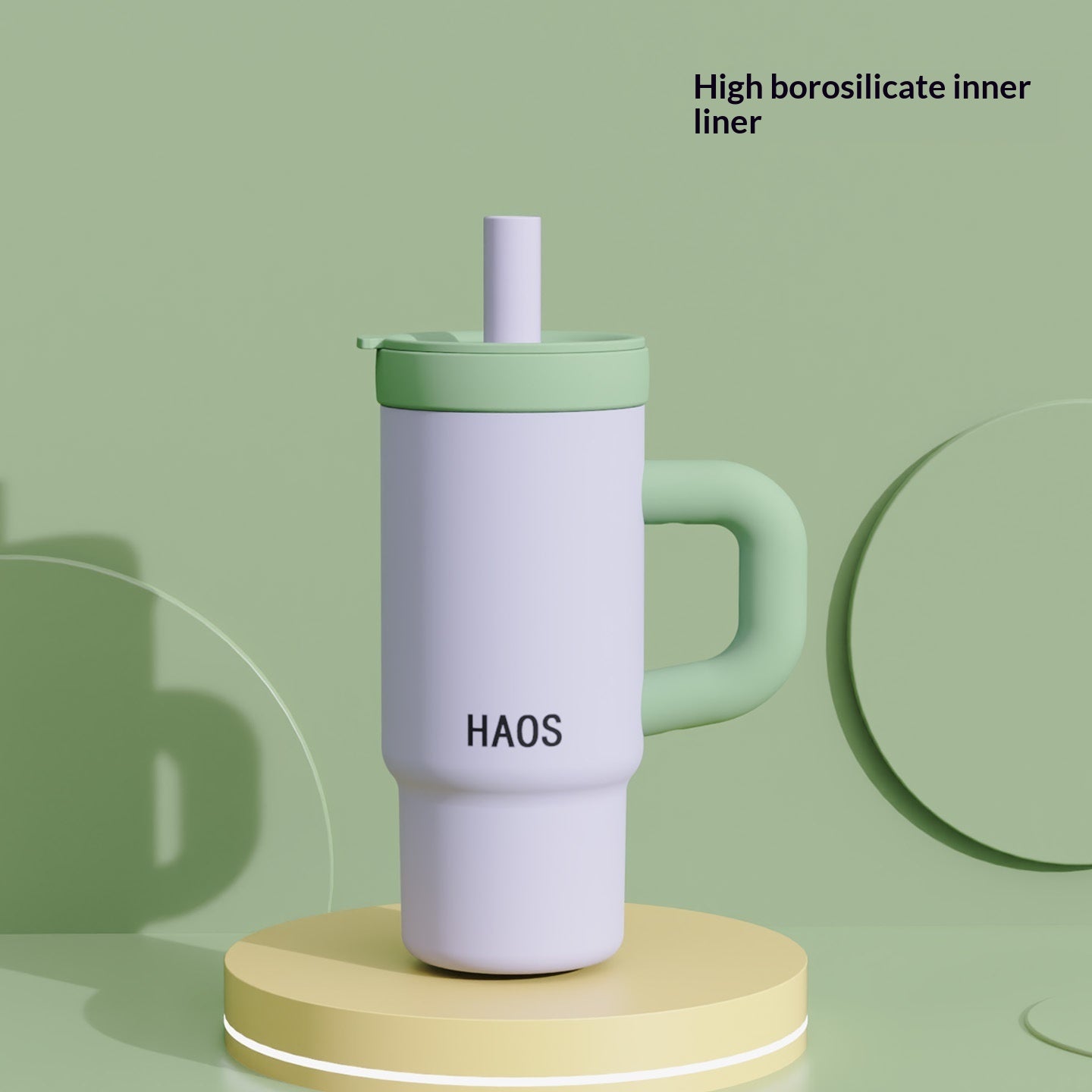 Large Capacity Insulated Drinkware - Keeps Drinks Cold & Hot, 500ML