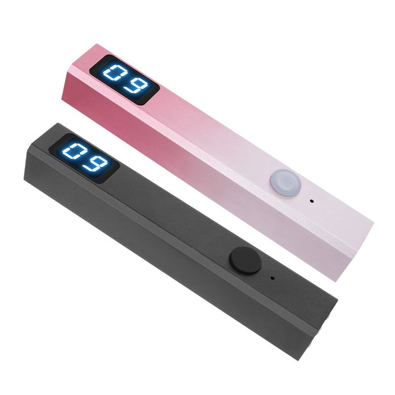 Portable Nail Lamp with Screen Display - Small Handheld Phototherapy Device