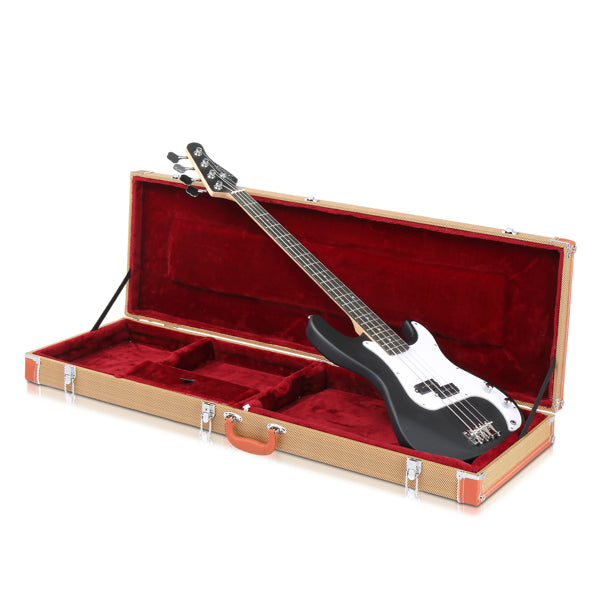 Electric Guitar Hard Case - Square Yellow with Plush Interior