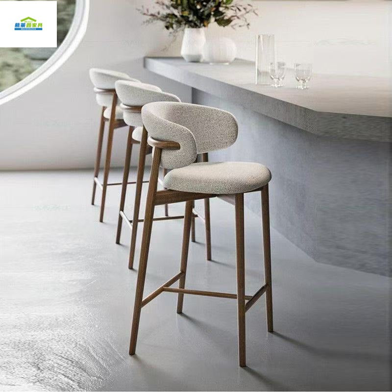 Modern Solid Wood Table and Chair Set - Multiple Colors & Heights