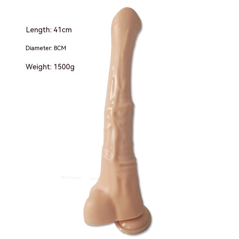 41cm Extra Long Hippo Shaped Toy for Kids and Adults - PVC Simulation