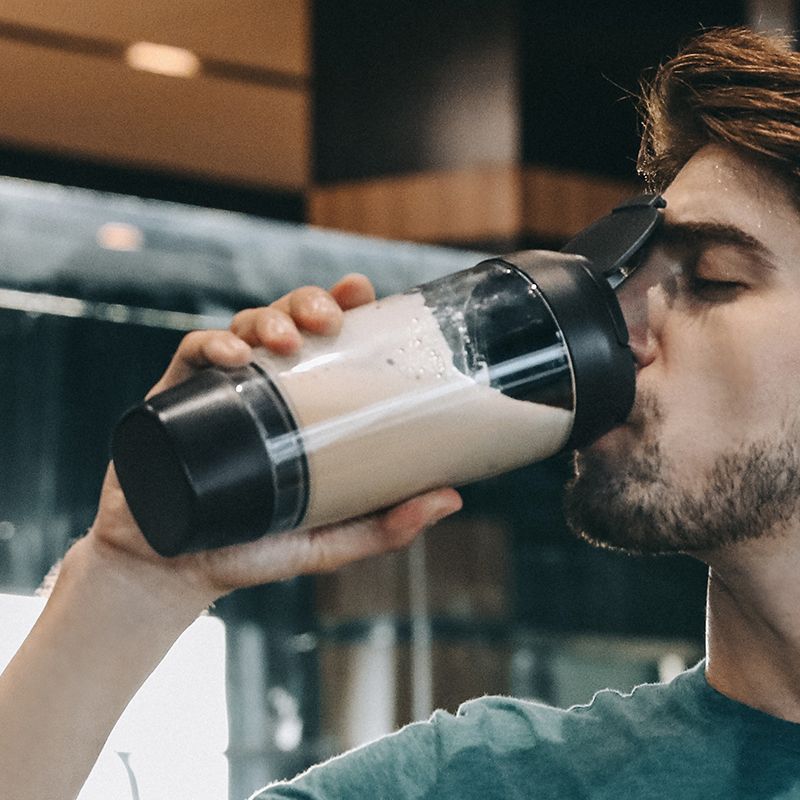 Portable Electric Shaking Cup with USB & Wireless Charging