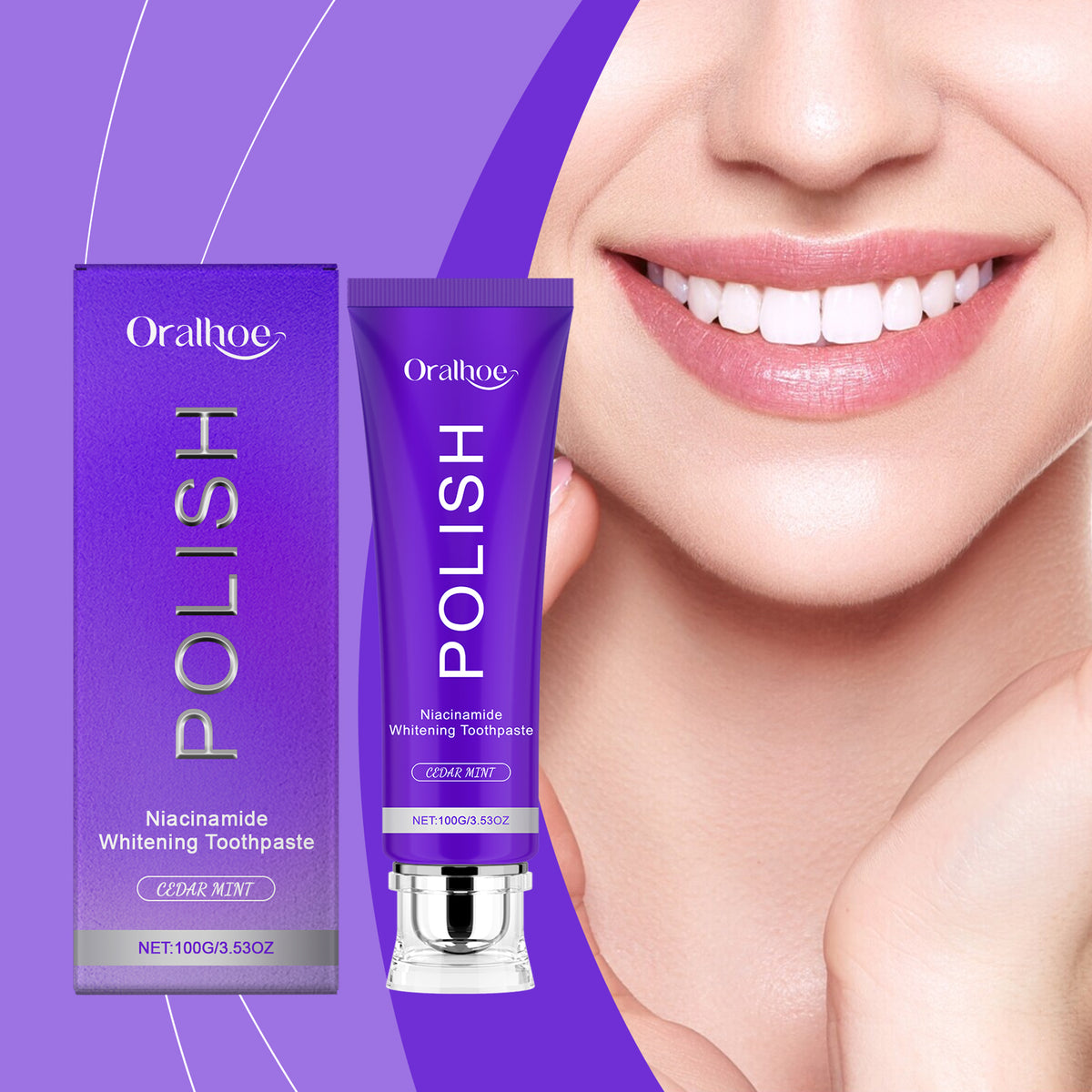 Bright White Fresh Breath Toothpaste 100g - Oral Care for Clean & Fresh Teeth