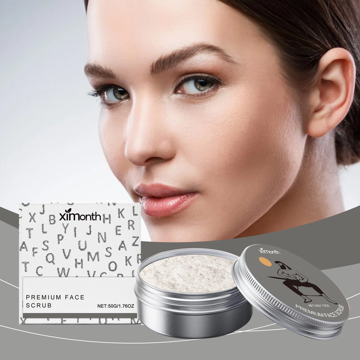Exfoliating Facial Scrub with Walnut Shell Powder - Deep Pore Cleansing