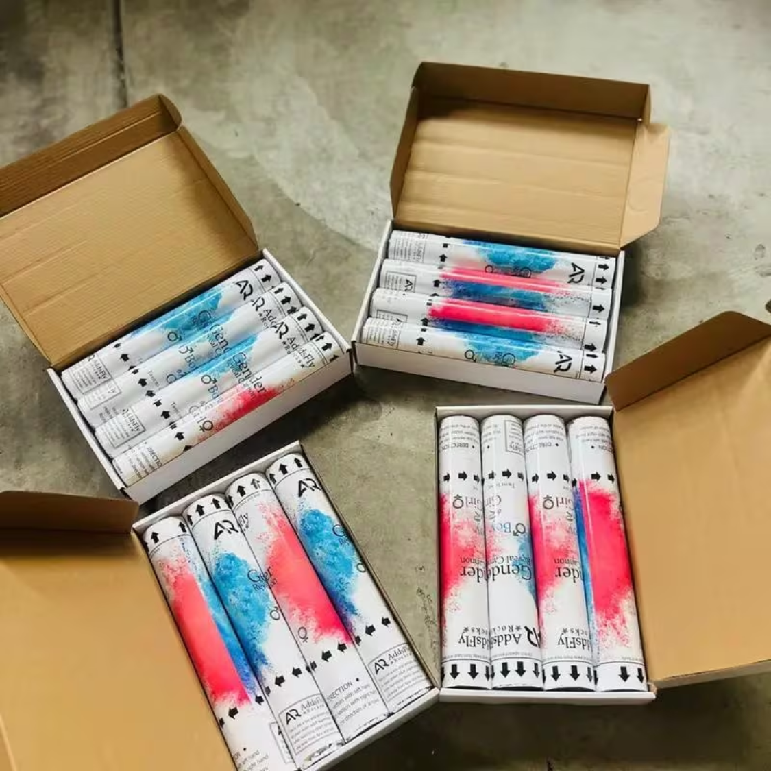 Confetti Cannon Party Poppers - 12" Air-Powered Celebration Supplies