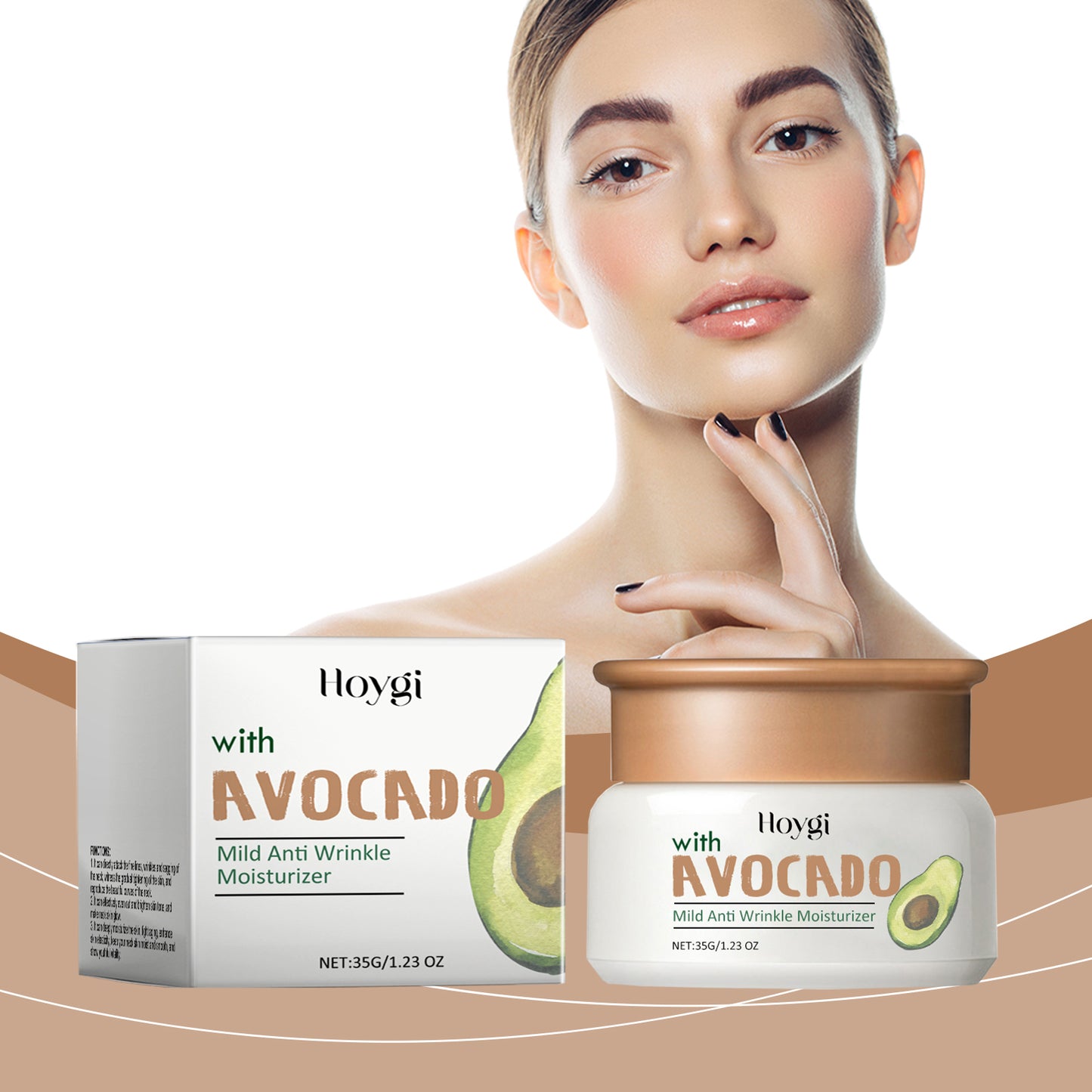 Avocado Moisturizing Face Cream - Firming and Skin Repairing Moisturizer