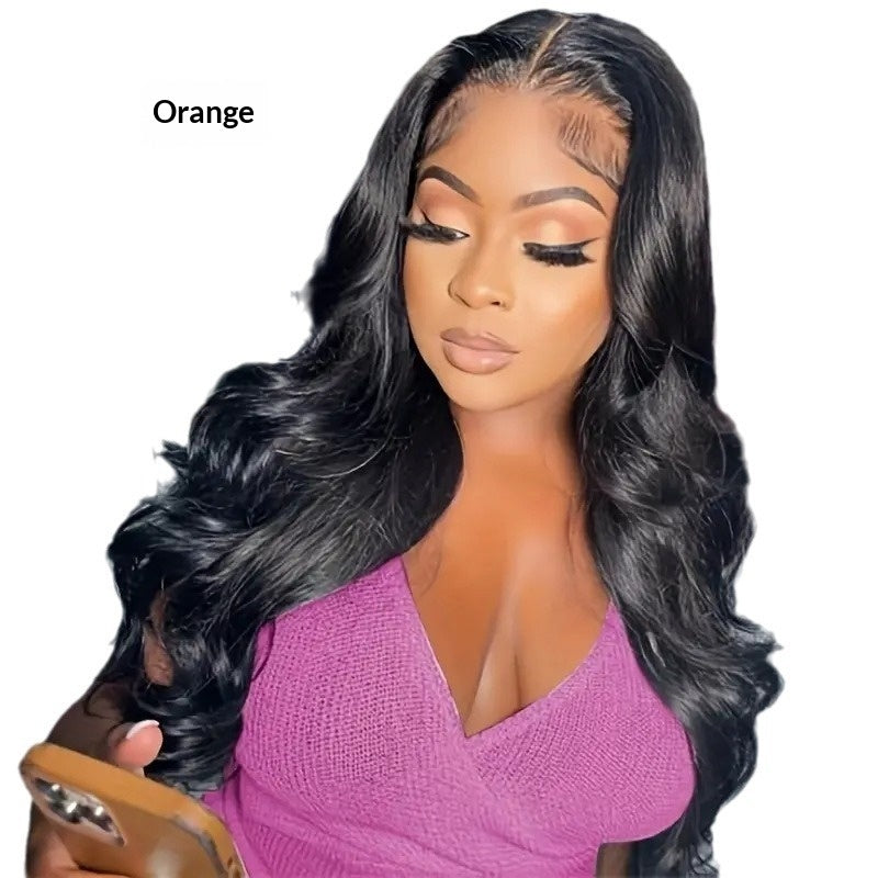 Full Head Curly Wig with Lace Front and Big Wave Curls - Multiple Lengths & Colors