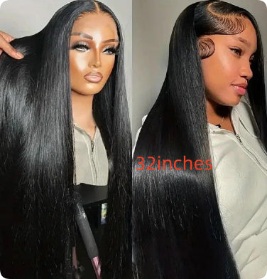 Long Lace Front Wig for Halloween and Christmas - 13x4 HD Synthetic Hair