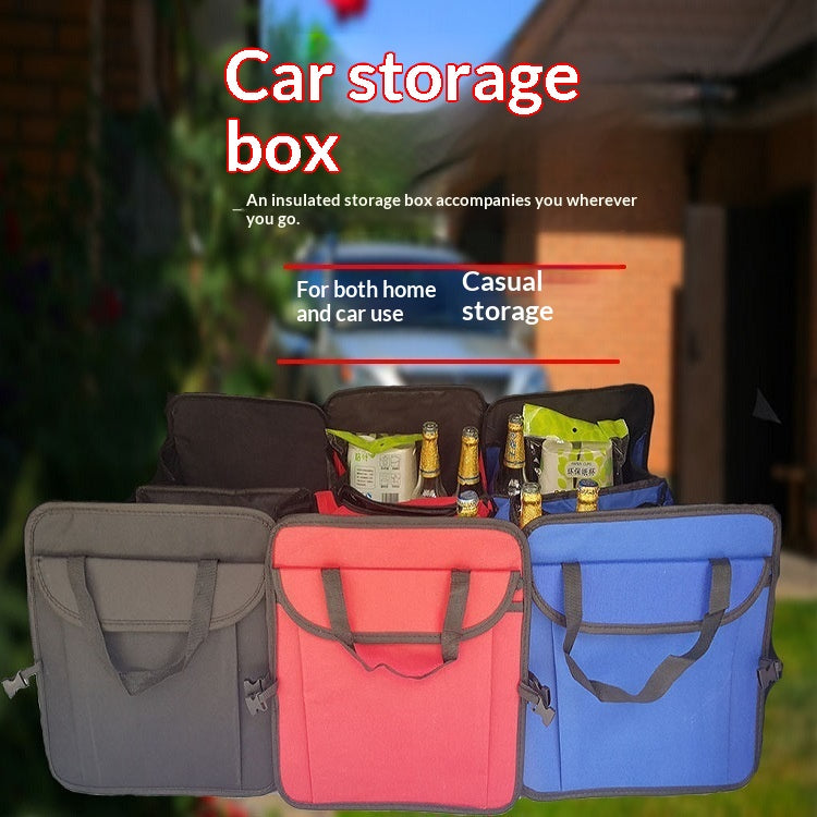 Car Trunk Storage Bag - Foldable Cargo Organizer for Vehicles