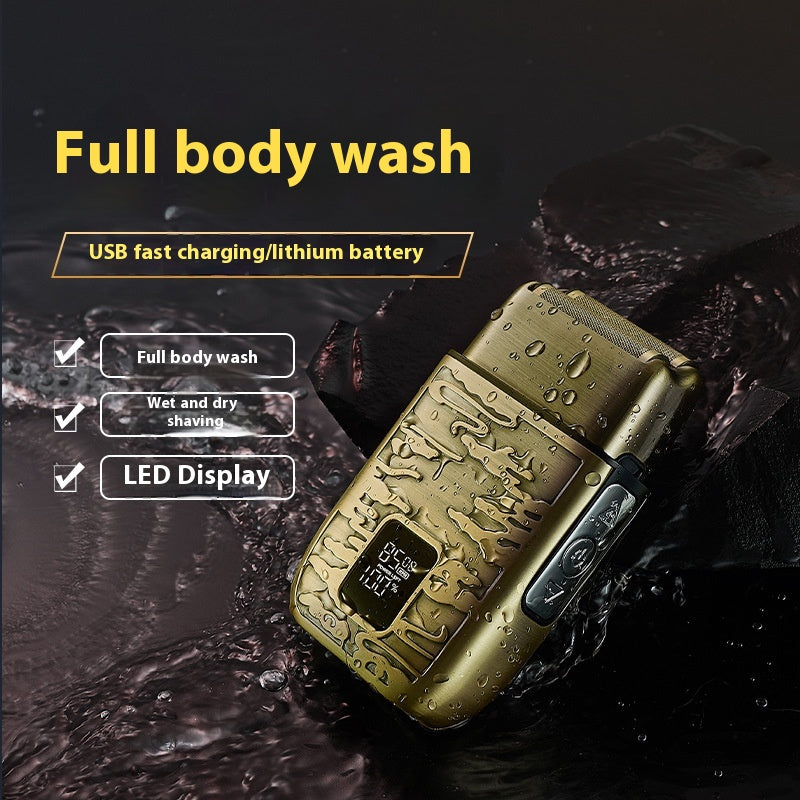 Electric Reciprocating Razor Shaver with Floating Cutter Head USB Rechargeable