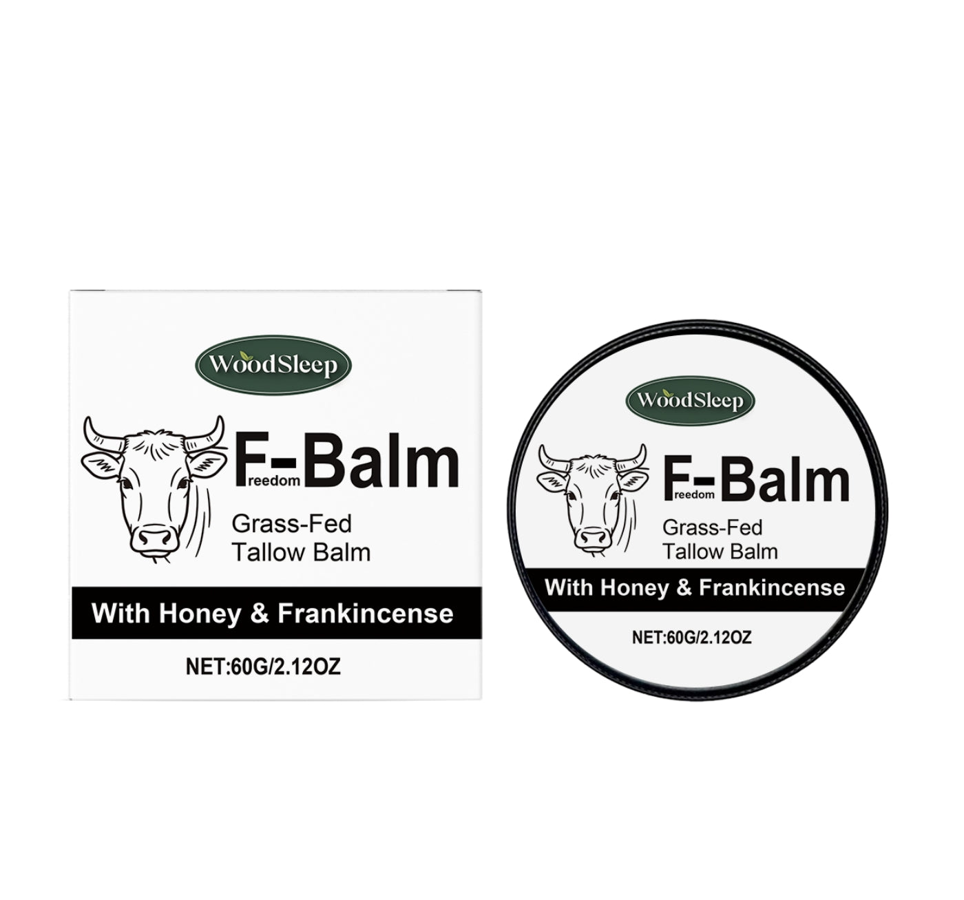 Healing Face Balm with Honey & Olibanum Oil - 60G Natural Skin Care