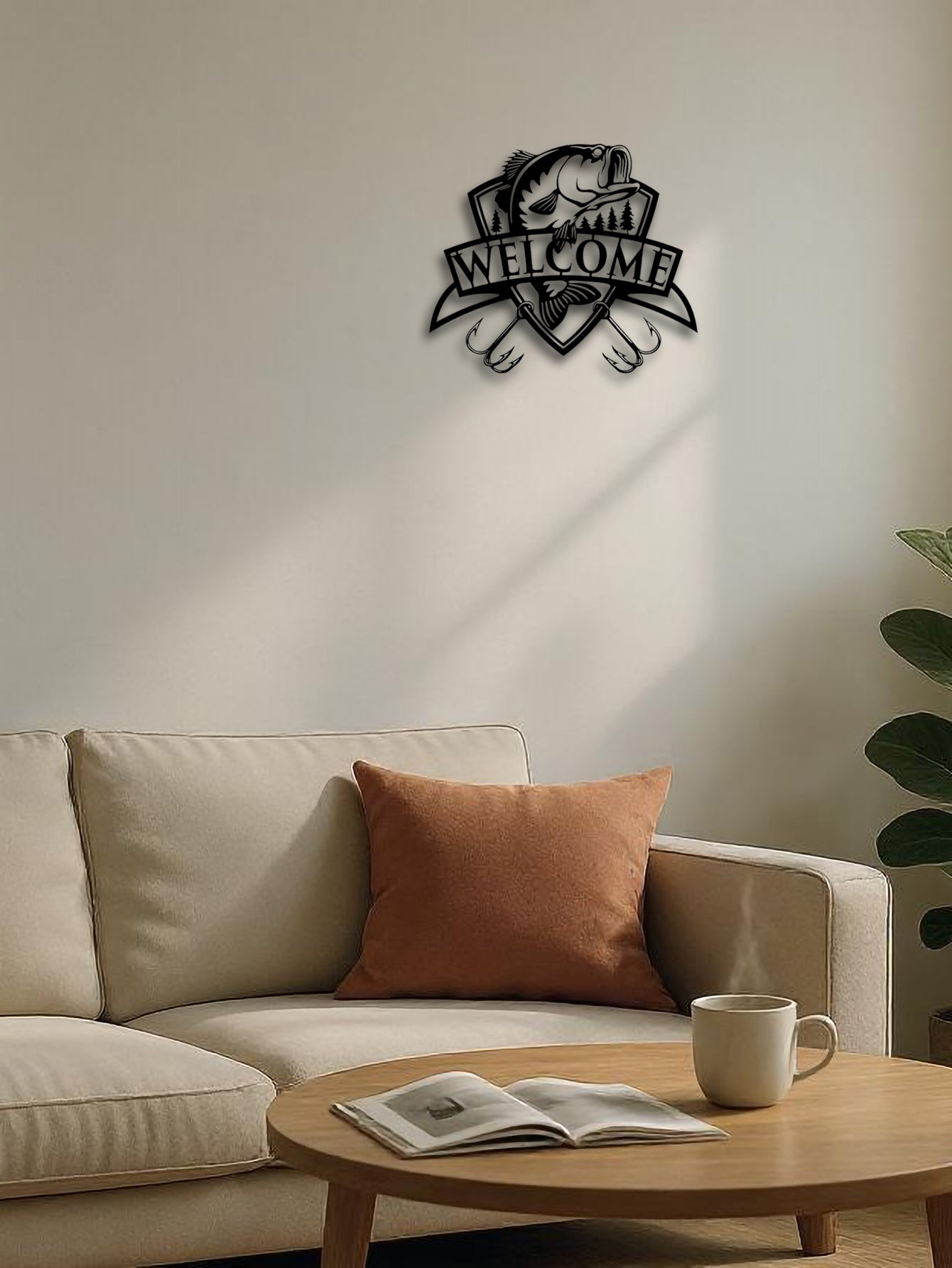Christian Metal Wall Art Decor - Inspirational Scripture Hanging